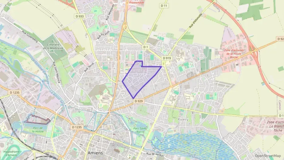 Appartement 93 m² quatre pièces à vendre à Amiens