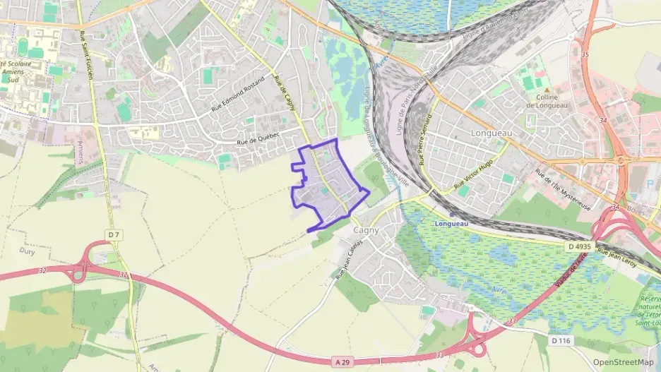 Appartement 59 m² deux pieces à vendre à Amiens