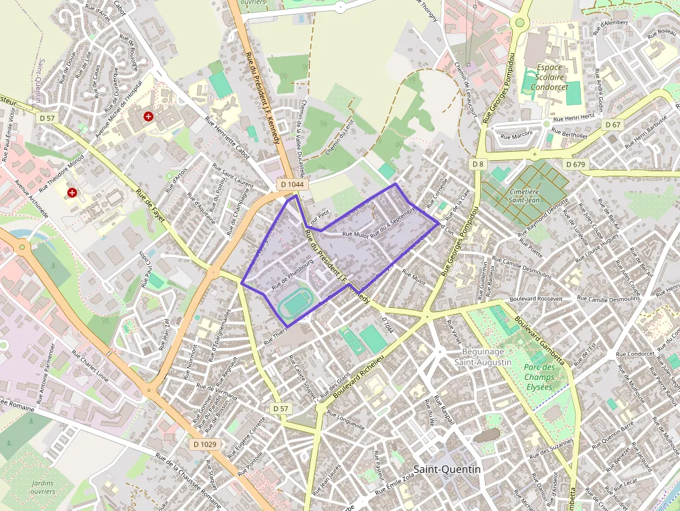 Appartement 34 m² deux pieces à vendre à Saint-Quentin