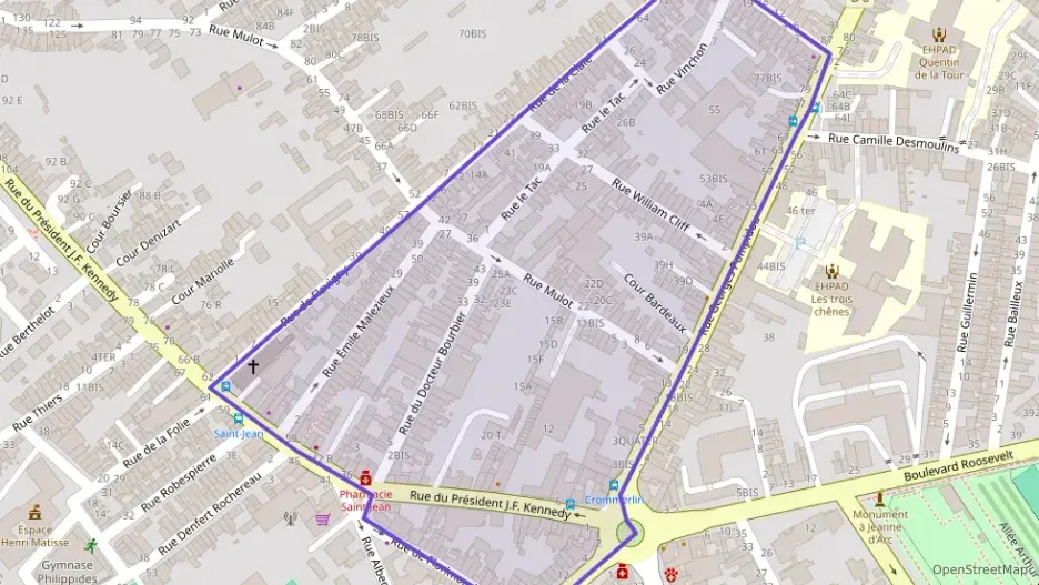 Appartement 65 m² trois pièces à vendre à Saint-Quentin