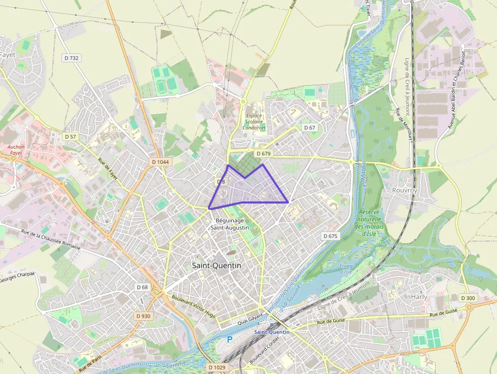 Appartement 45 m² deux pieces à vendre à Saint-Quentin