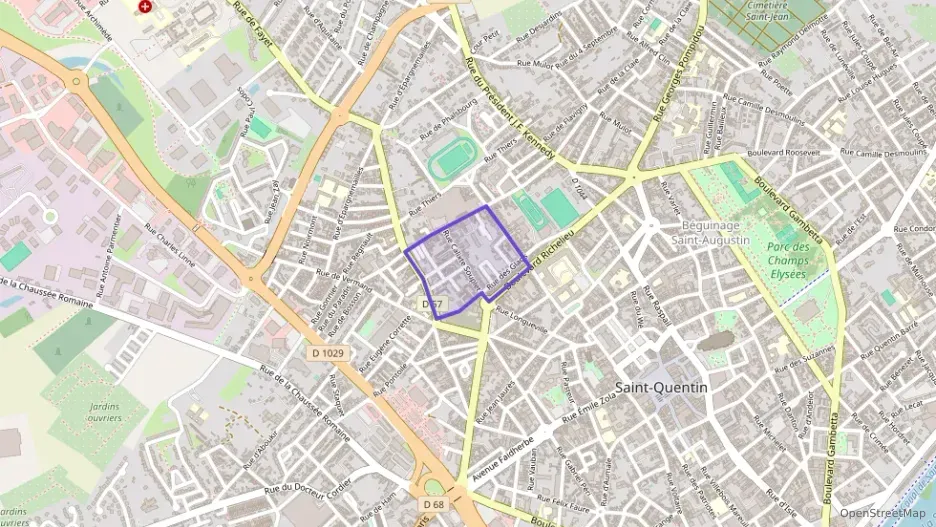 Appartement 36 m² deux pieces à vendre à Saint-Quentin