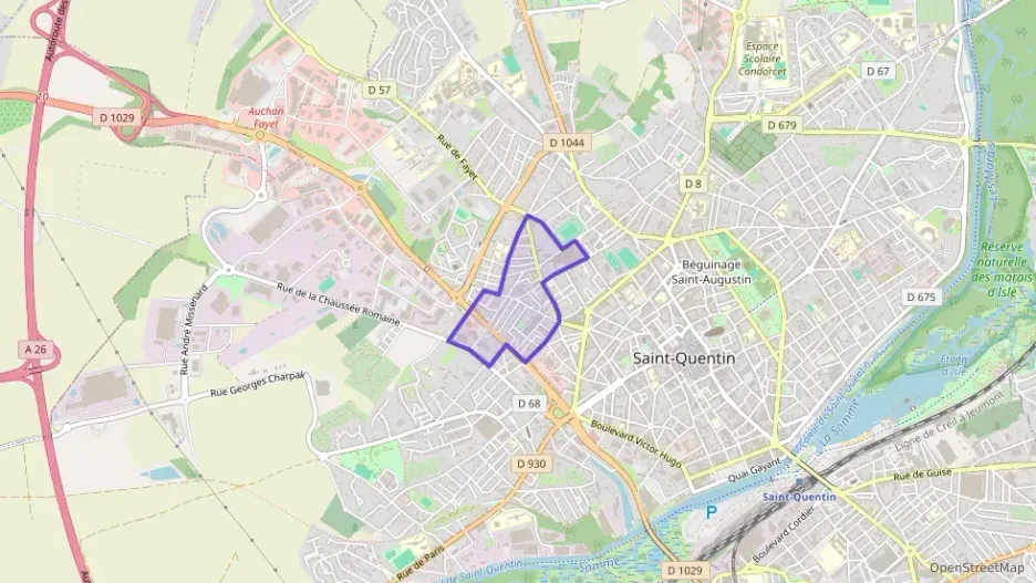 Appartement 29 m² deux pieces à vendre à Saint-Quentin