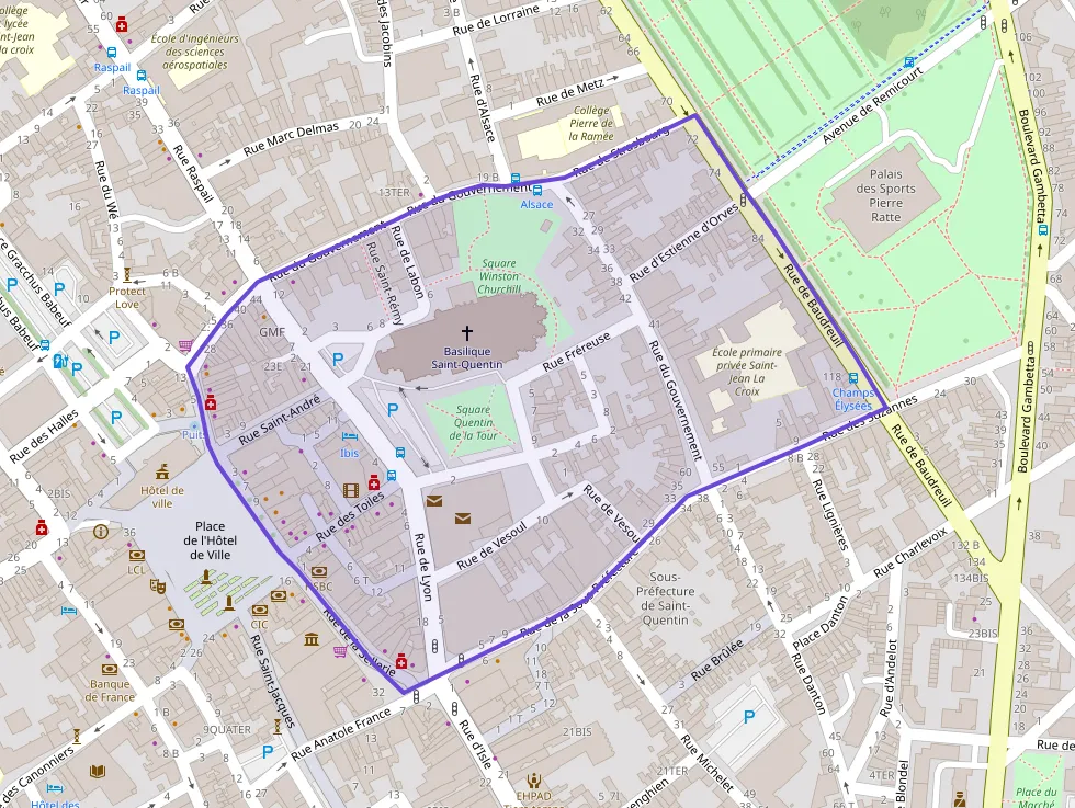 Appartement 60 m² trois pièces à vendre à Saint-Quentin