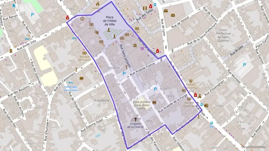 Appartement 38 m² deux pieces à vendre à Saint-Quentin