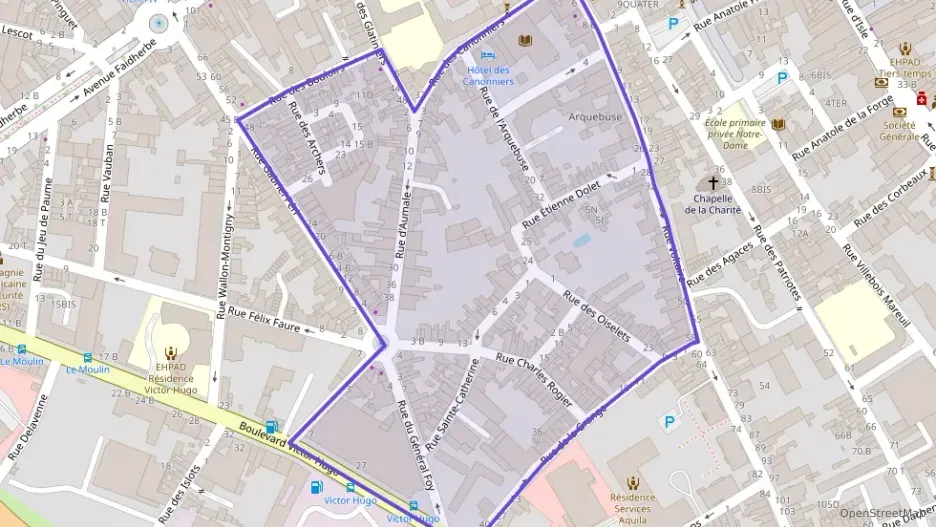 Appartement 50 m² trois pièces à vendre à Saint-Quentin