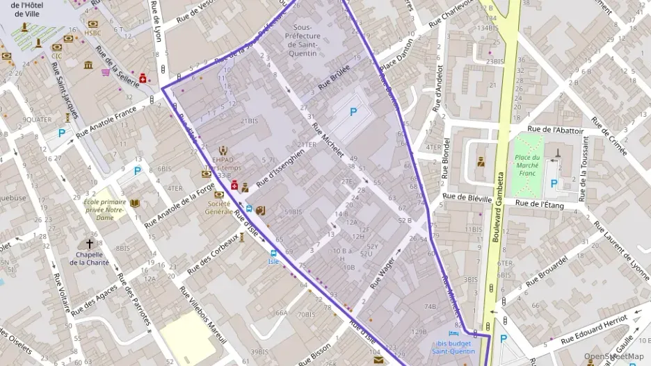 Appartement 20 m² une piece à vendre à Saint-Quentin Appartement 20 m² une piece à vendre à Saint-Quentin