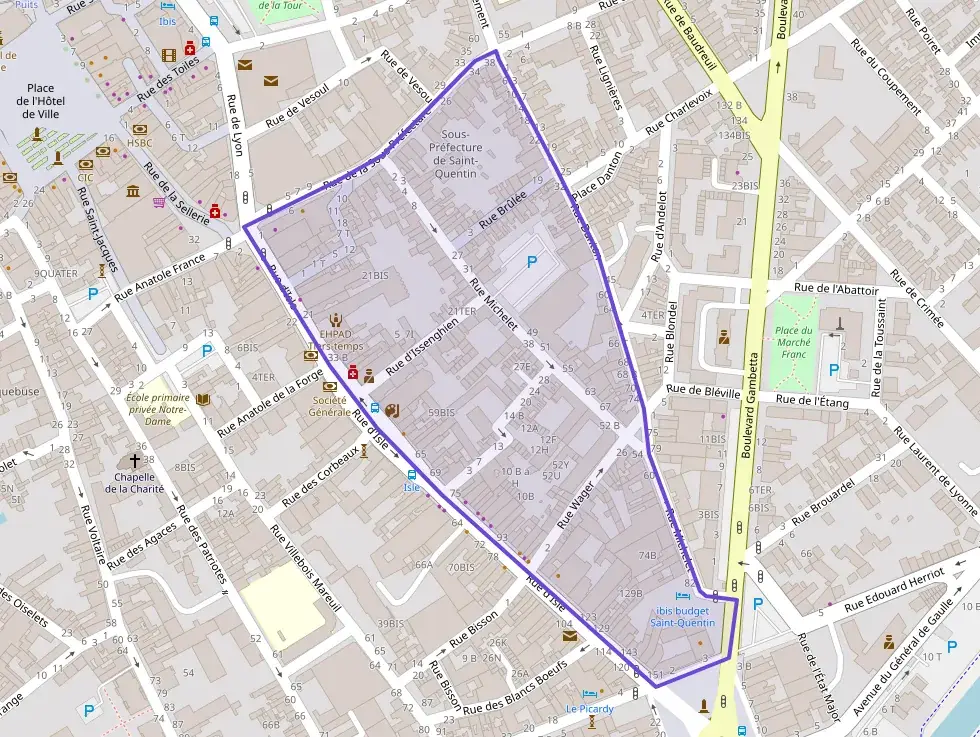 Appartement 20 m² une piece à vendre à Saint-Quentin