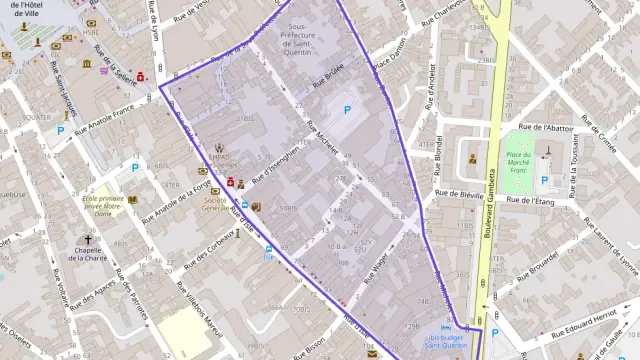 Appartement 20 m² une piece à vendre à Saint-Quentin