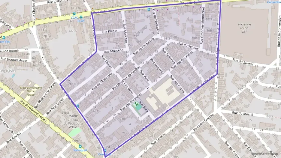 Appartement 48 m² deux pieces à vendre à Saint-Quentin