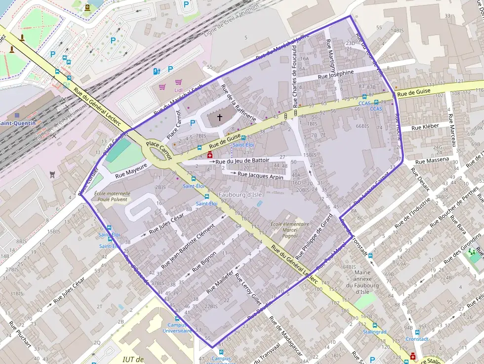 Appartement 38 m² deux pieces à vendre à Saint-Quentin