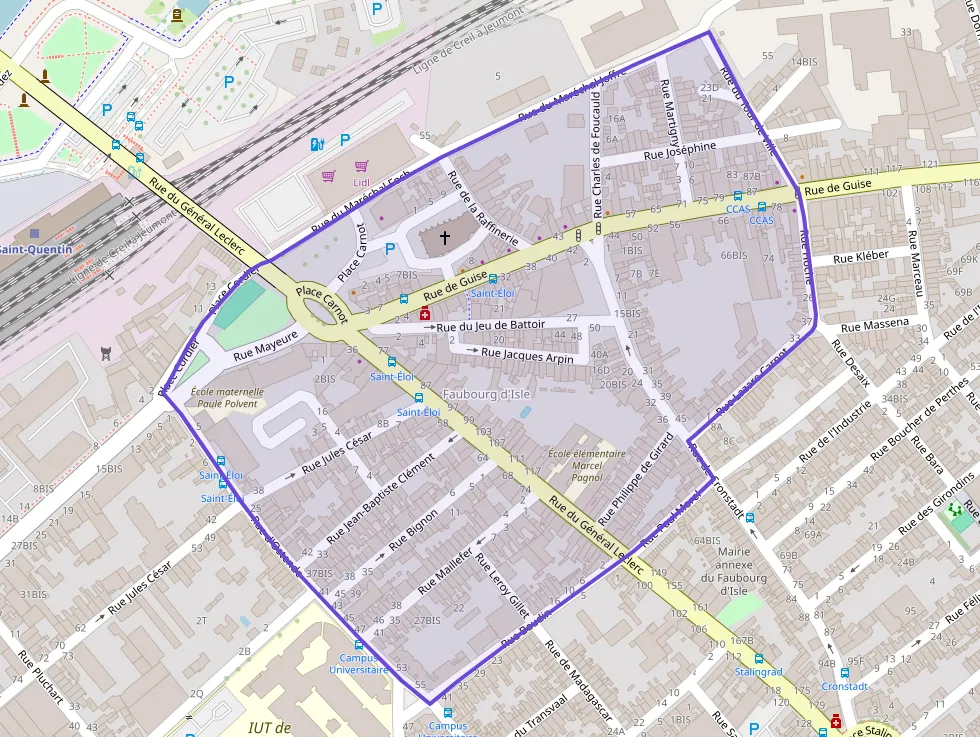 Appartement 90 m² trois pièces à vendre à Saint-Quentin