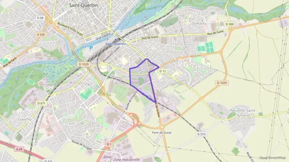 Appartement 116 m² cinq pièces à vendre à Saint-Quentin Appartement 116 m² cinq pièces à vendre à Saint-Quentin