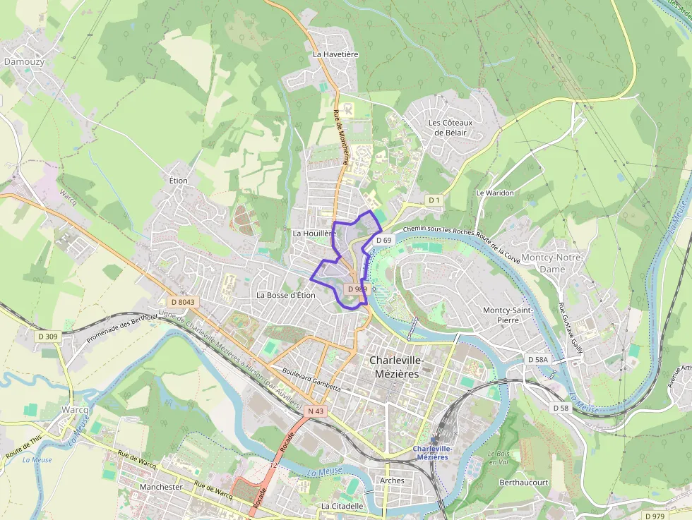 Appartement 75 m² trois pièces à vendre à Charleville-Mézières