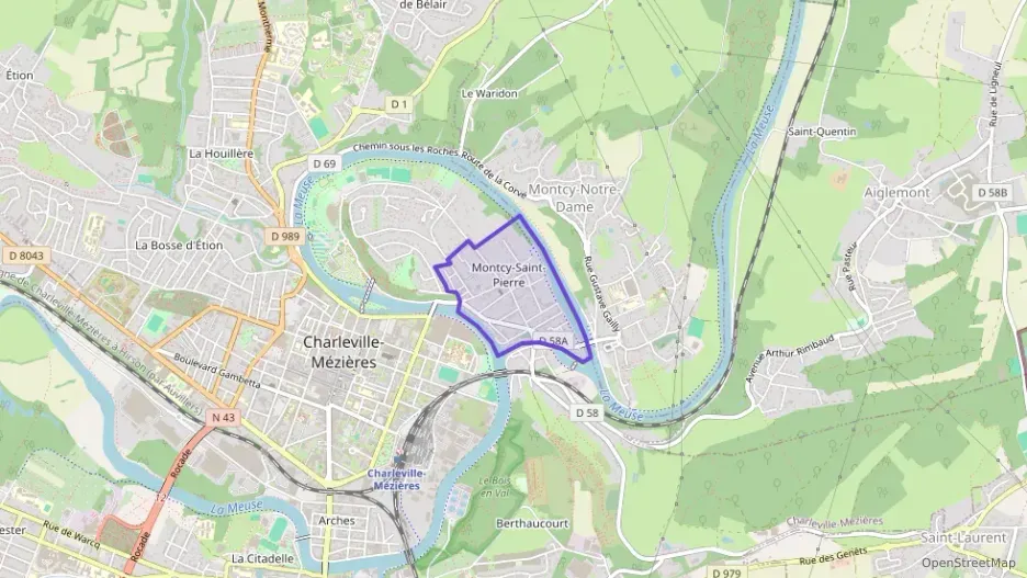 Appartement 53 m² trois pièces à vendre à Charleville-Mézières