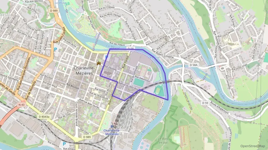 Appartement 51 m² deux pieces à vendre à Charleville-Mézières