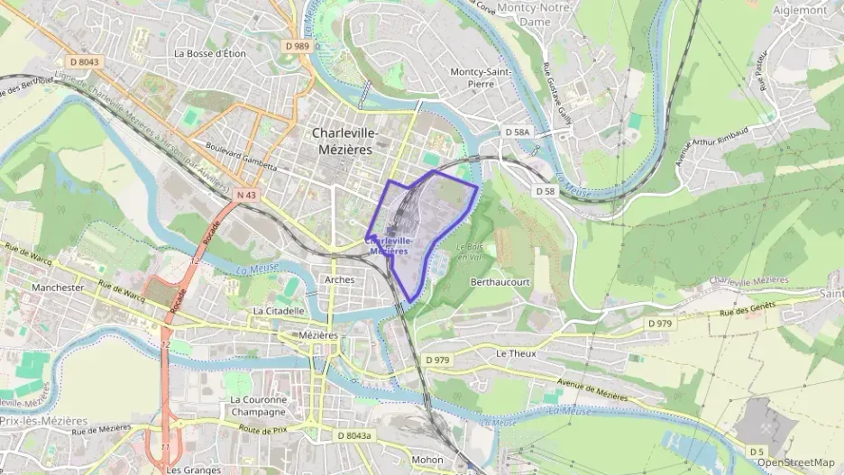 Appartement 92 m² quatre pièces à vendre à Charleville-Mézières