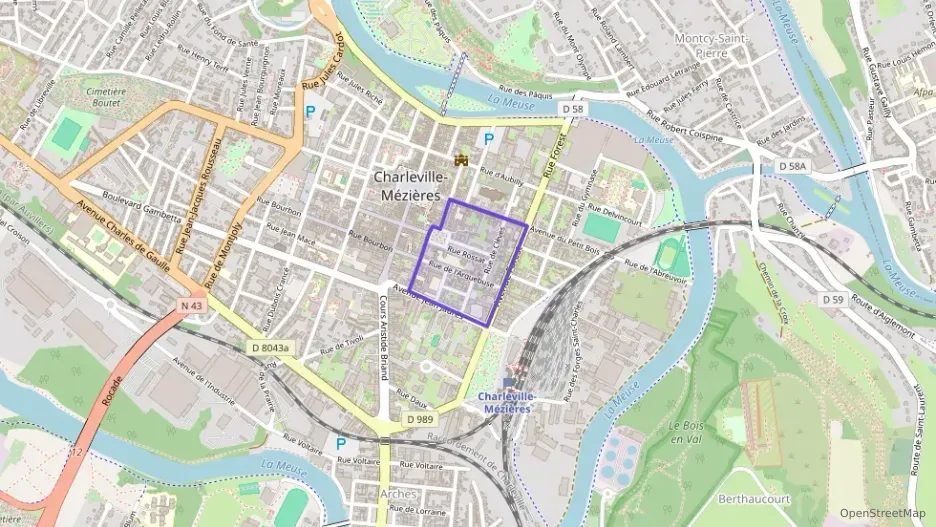 Appartement 37 m² deux pieces à vendre à Charleville-Mézières