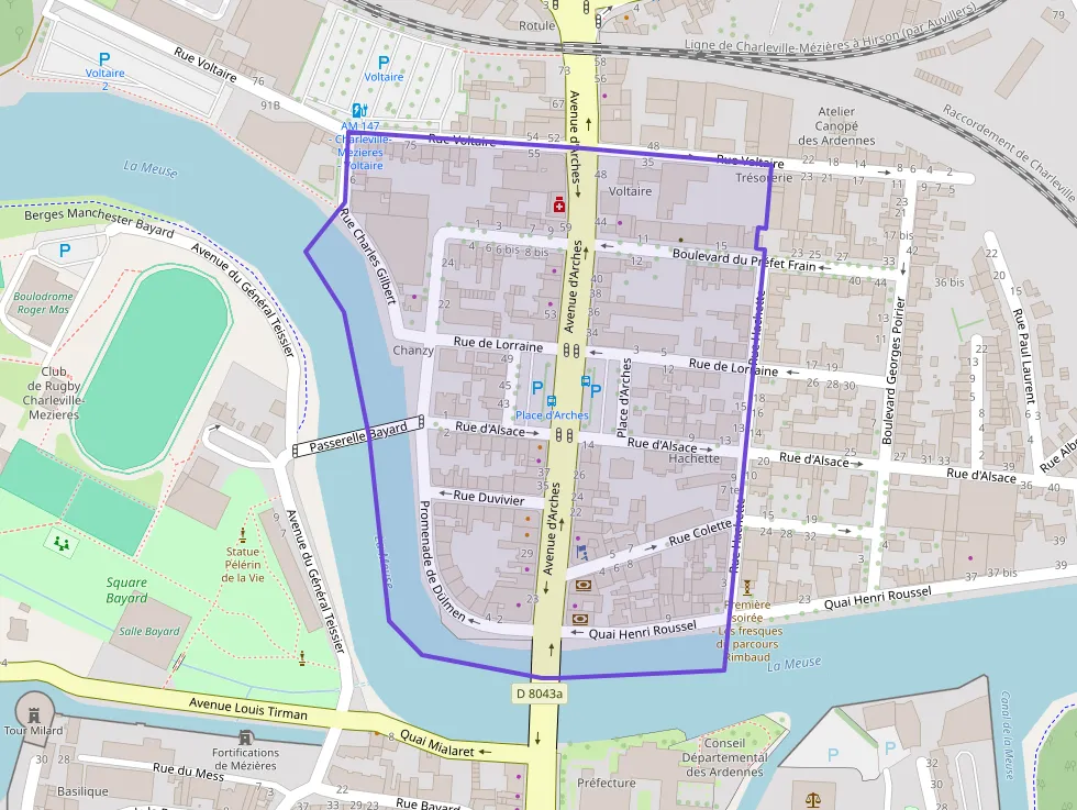 Appartement 39 m² deux pieces à vendre à Charleville-Mézières