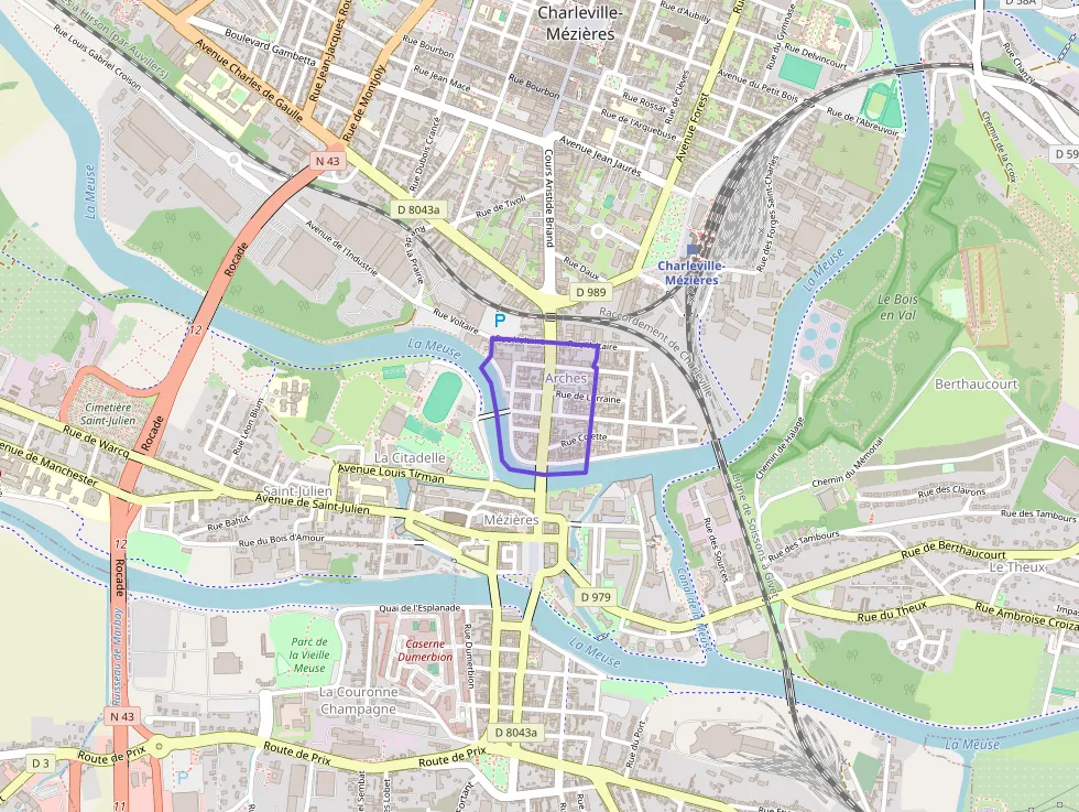 Appartement 39 m² deux pieces à vendre à Charleville-Mézières