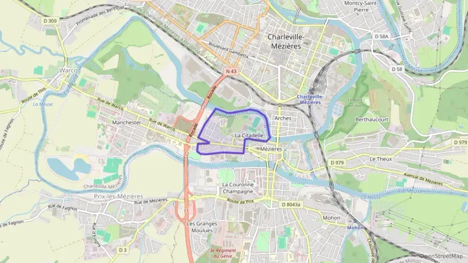 Appartement 77 m² quatre pièces à vendre à Charleville-Mézières