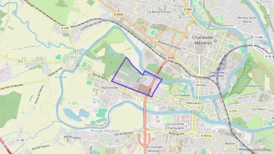 Appartement 58 m² deux pieces à vendre à Charleville-Mézières Appartement 58 m² deux pieces à vendre à Charleville-Mézières