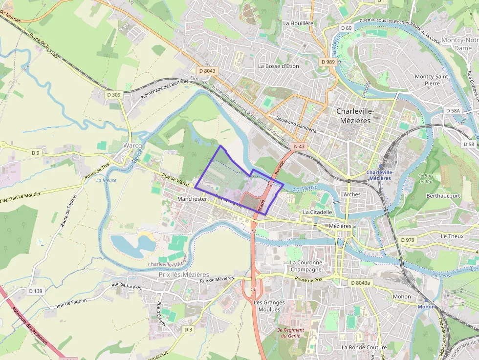 Appartement 67 m² deux pieces à vendre à Charleville-Mézières