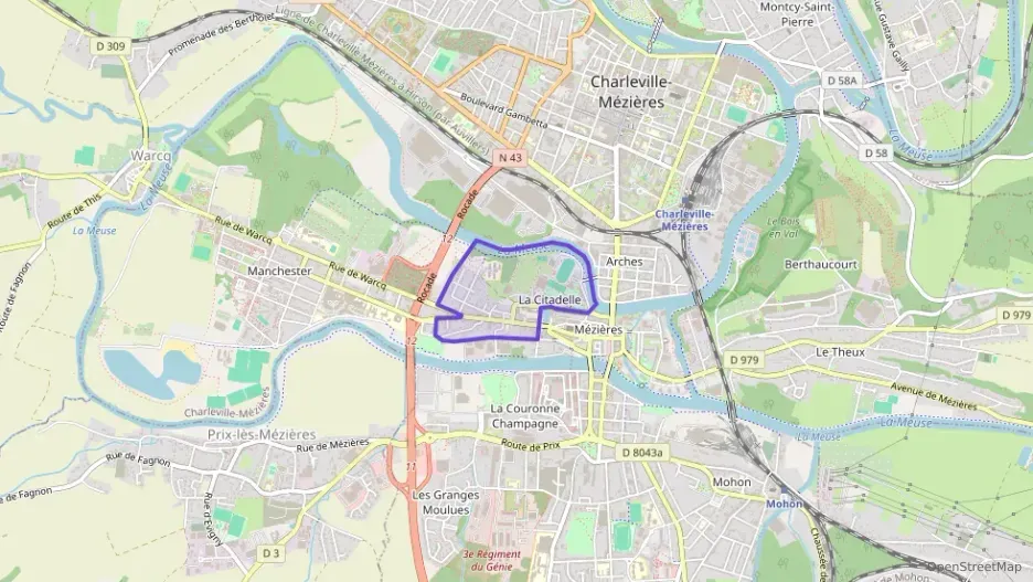 Appartement 70 m² deux pieces à vendre à Charleville-Mézières Appartement 70 m² deux pieces à vendre à Charleville-Mézières