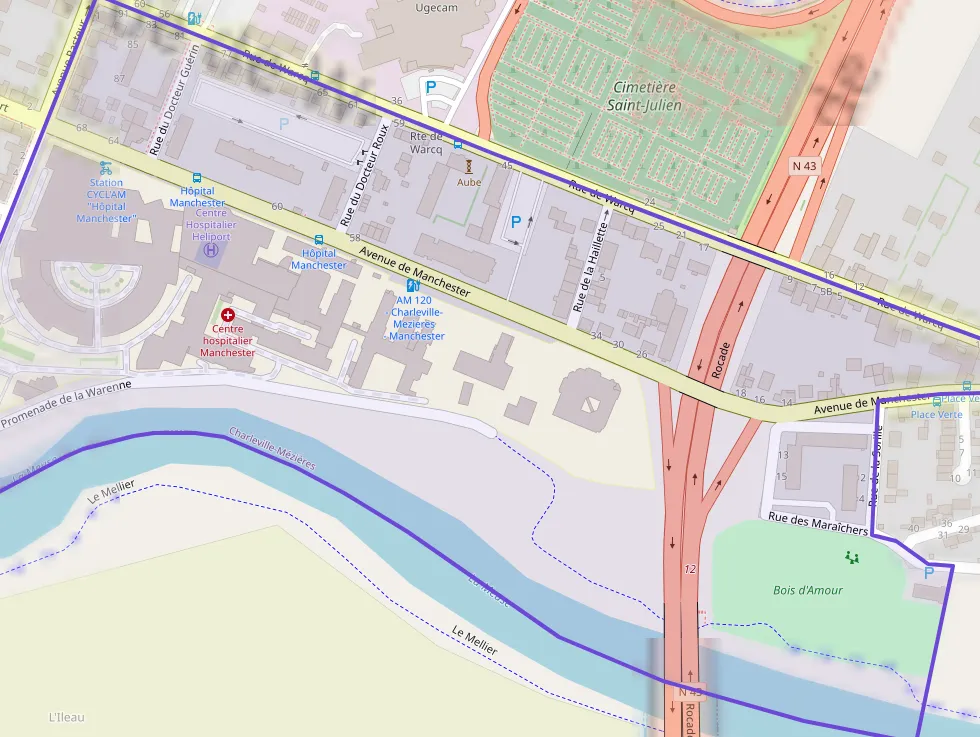 Appartement 46 m² deux pieces à vendre à Charleville-Mézières
