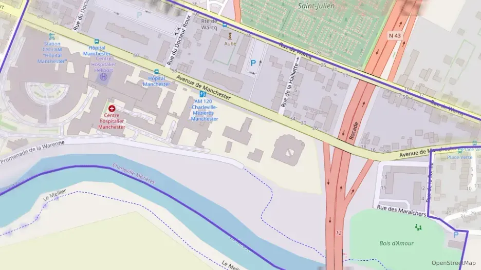 Appartement 46 m² deux pieces à vendre à Charleville-Mézières Appartement 46 m² deux pieces à vendre à Charleville-Mézières