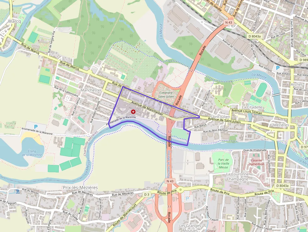 Appartement 46 m² deux pieces à vendre à Charleville-Mézières