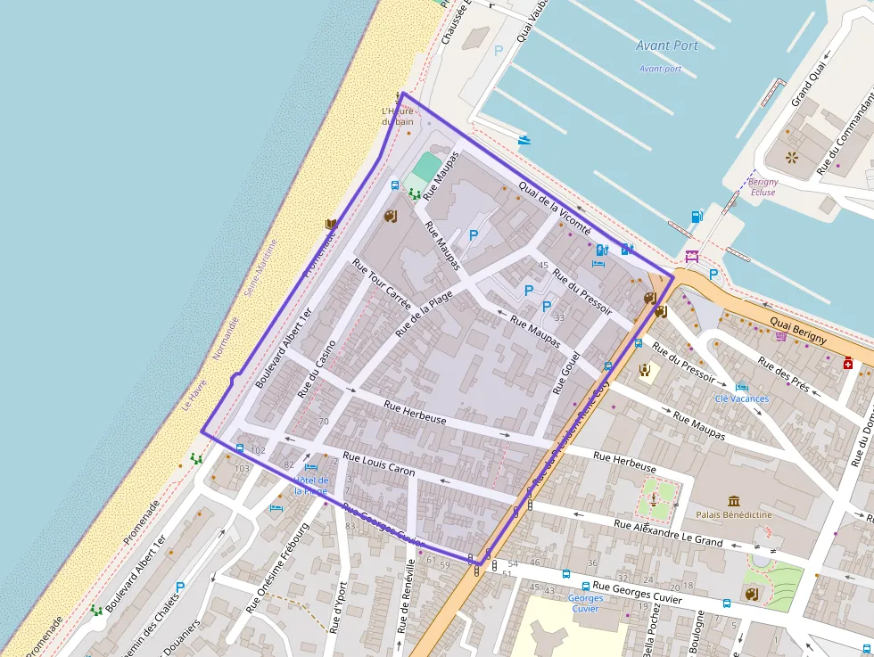 Appartement 43 m² trois pièces à vendre à Fécamp