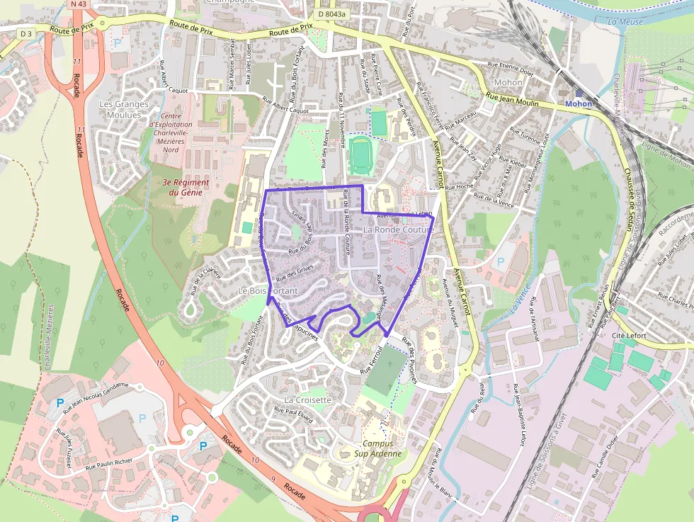 Appartement 84 m² quatre pièces à vendre à Charleville-Mézières