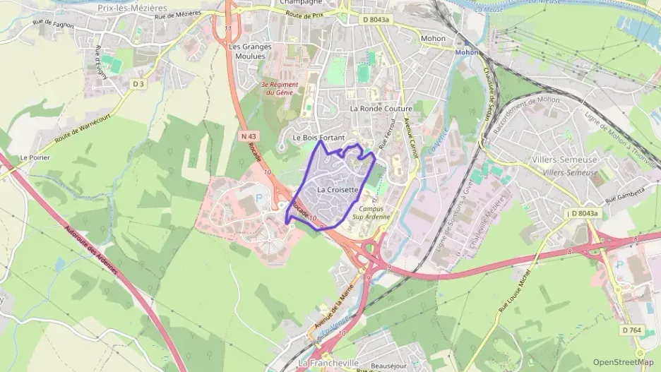 Appartement 78 m² quatre pièces à vendre à Charleville-Mézières