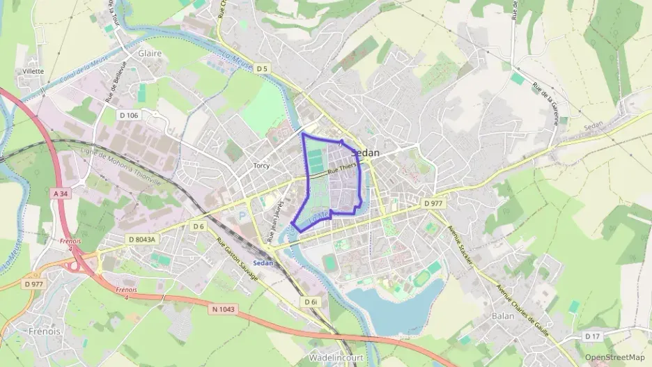 Appartement 109 m² trois pièces à vendre à Sedan