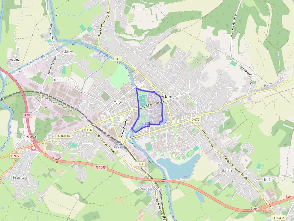 Appartement 33 m² deux pieces à vendre à Sedan