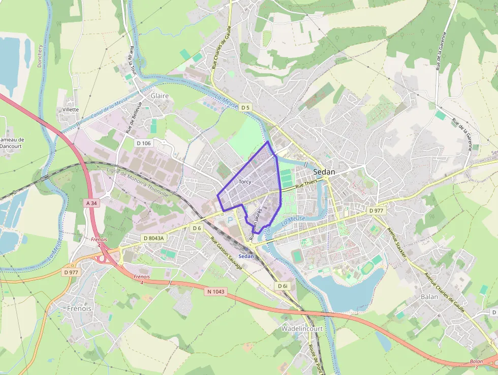 Appartement 80 m² trois pièces à vendre à Sedan