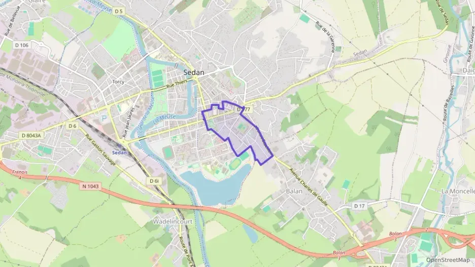 Appartement 66 m² trois pièces à vendre à Sedan