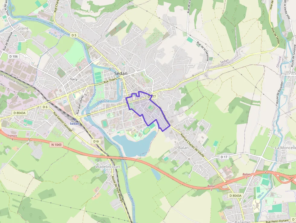 Appartement 41 m² une piece à vendre à Sedan