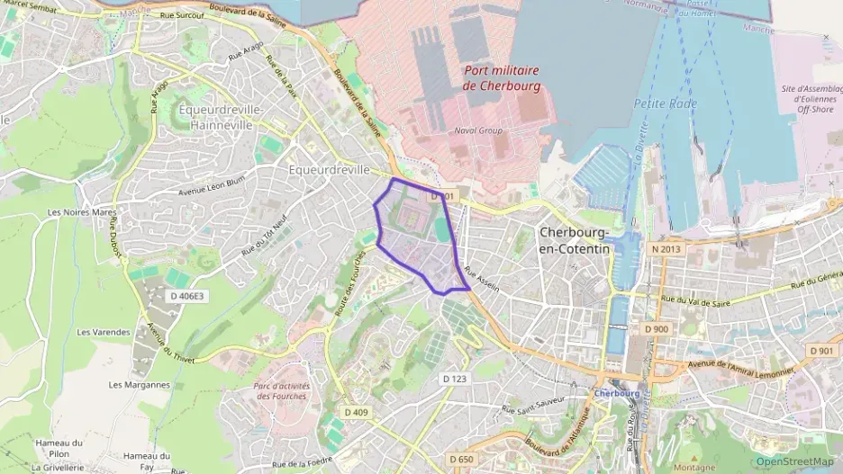 Appartement 45 m² deux pieces à vendre à Cherbourg-en-Cotentin