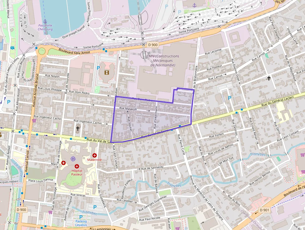 Appartement 49 m² deux pieces à vendre à Cherbourg-en-Cotentin