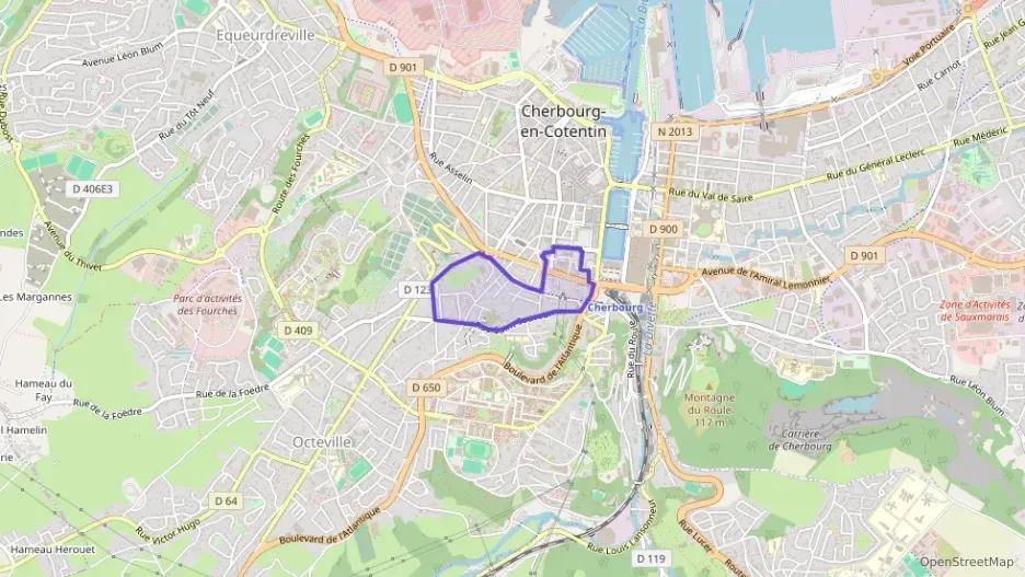 Appartement 50 m² deux pieces à vendre à Cherbourg-en-Cotentin