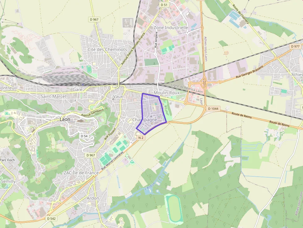 Appartement 55 m² trois pièces à vendre à Laon