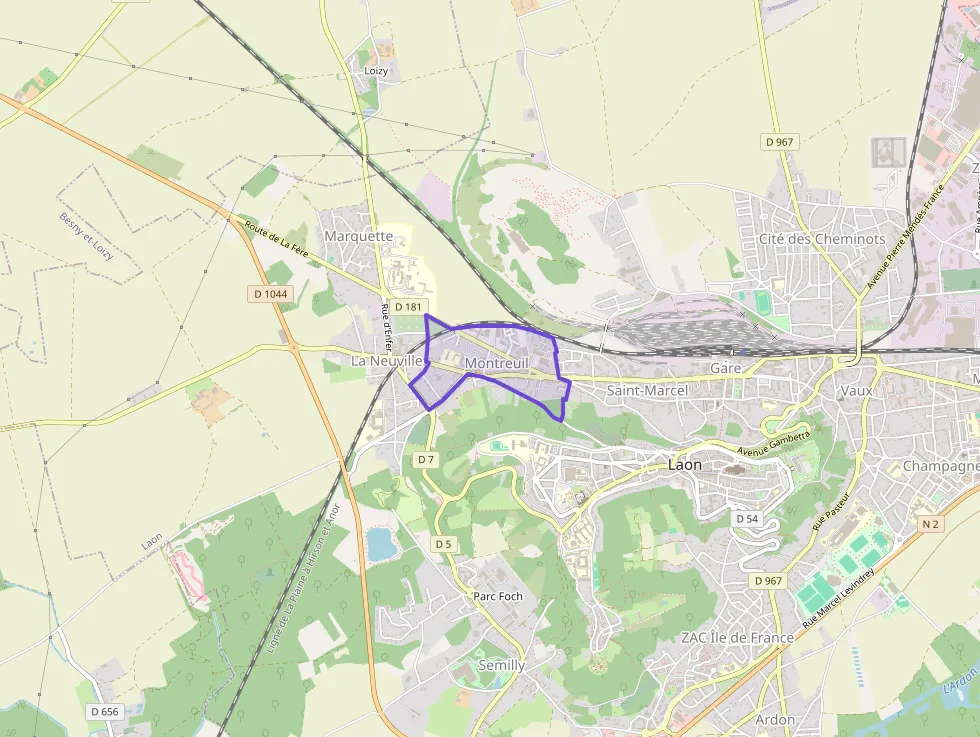 Appartement 66 m² trois pièces à vendre à Laon