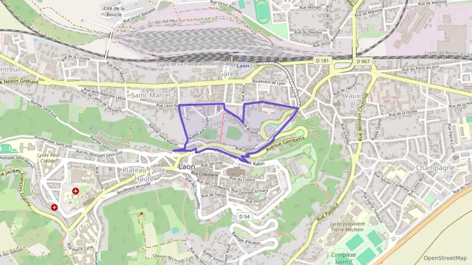 Appartement 58 m² trois pièces à vendre à Laon