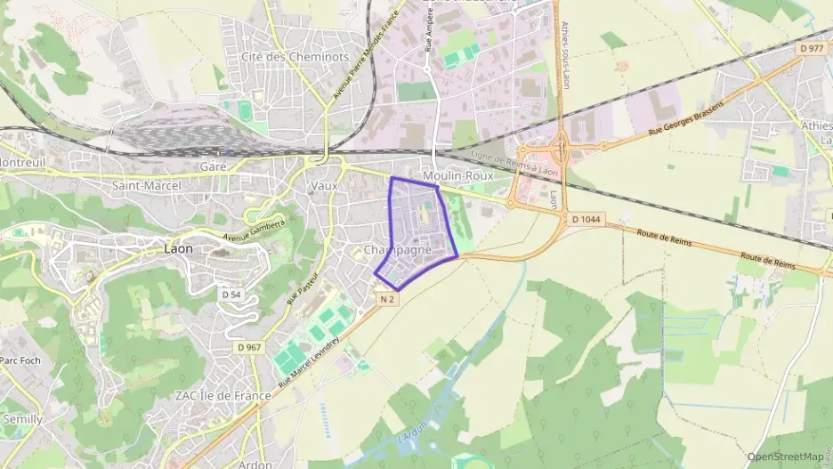 Appartement 60 m² trois pièces à vendre à Laon Appartement 60 m² trois pièces à vendre à Laon