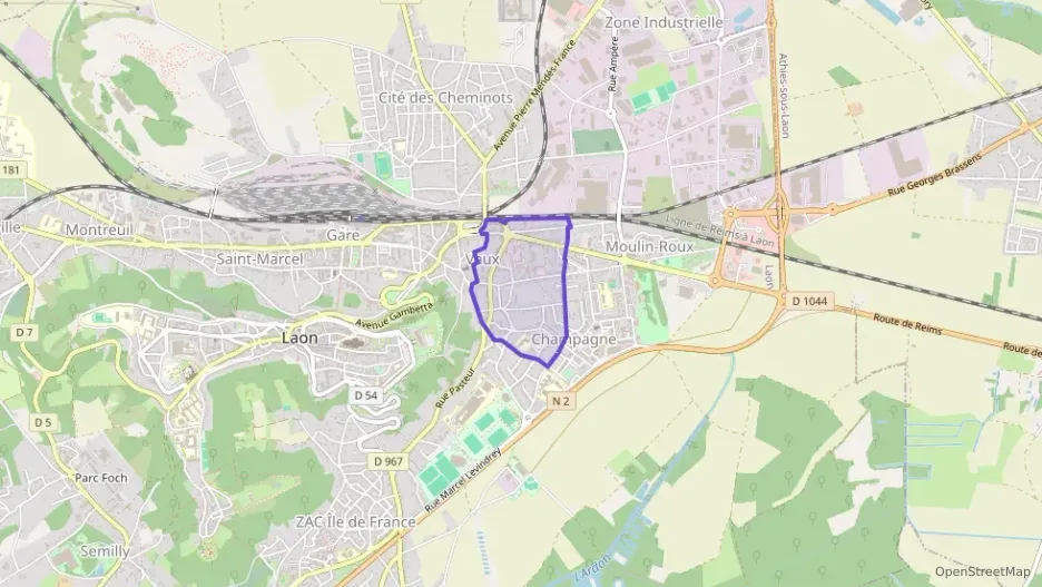 Appartement 62 m² trois pièces à vendre à Laon