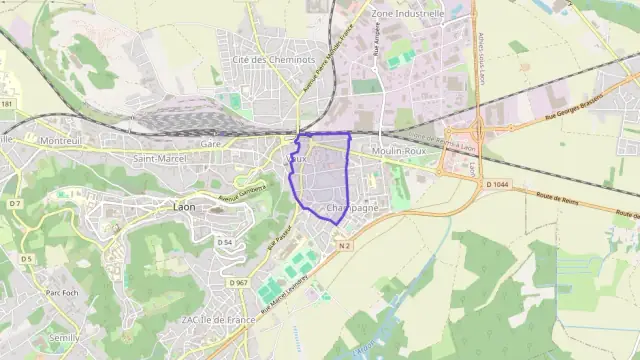 Appartement 62 m² trois pièces à vendre à Laon