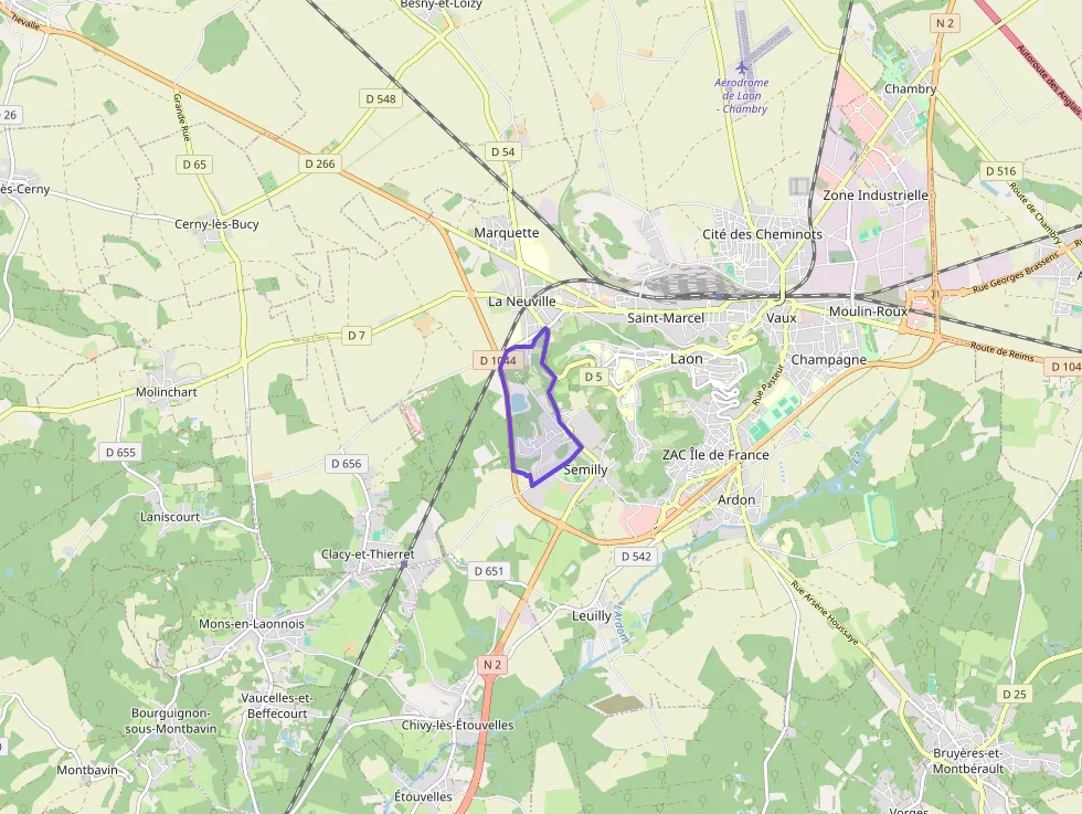 Appartement 57 m² trois pièces à vendre à Laon