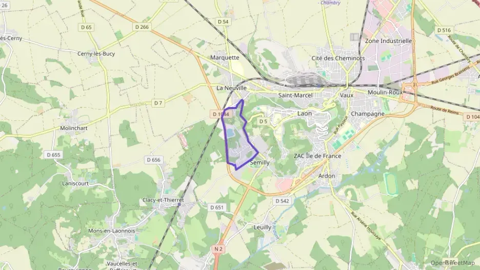 Appartement 57 m² trois pièces à vendre à Laon